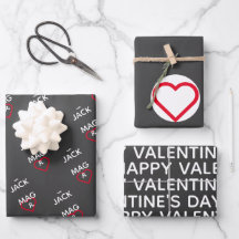 Papel de ajuste de El día de San Valentín personal