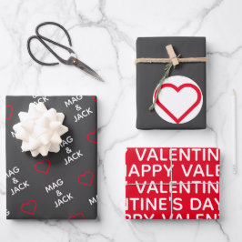 Papel de ajuste de El día de San Valentín personal