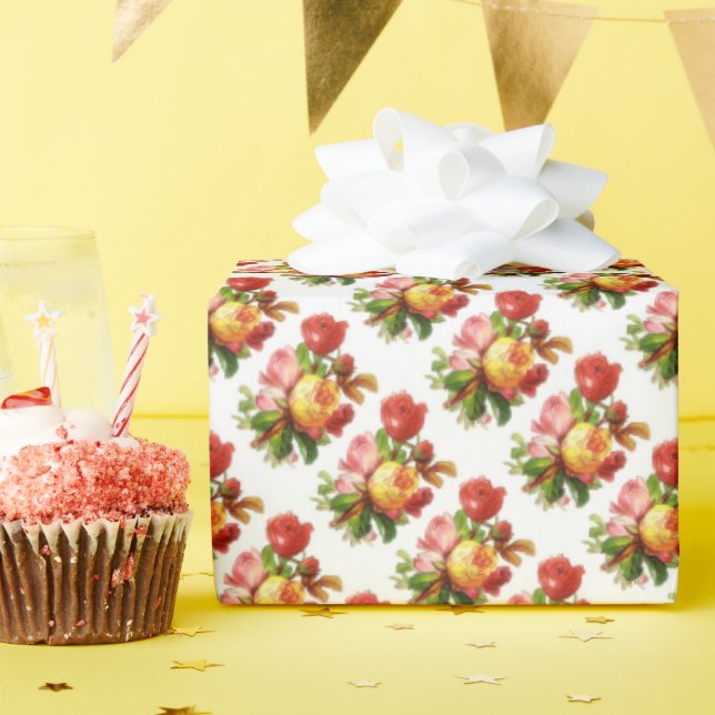 Papel de ajuste de Fiesta de té para Rosas inglese (Fiesta de cumpleaños )