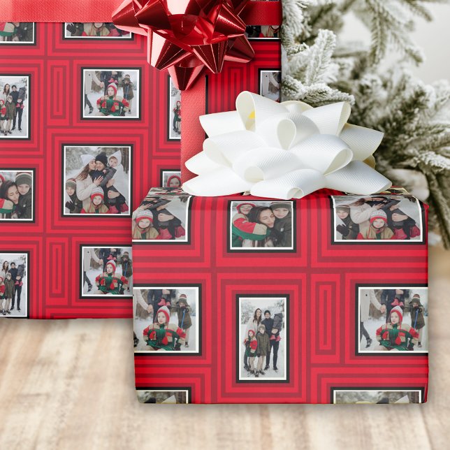 Papel de ajuste de foto rojo para navidades (Subido por el creador)