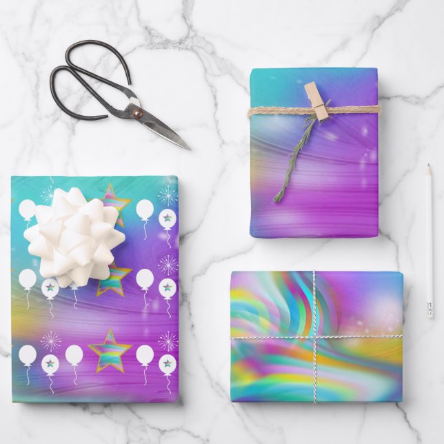 Papel de ajuste de galaxia giratoria (Anverso)