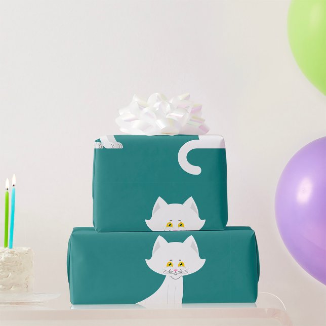 Papel de ajuste de gato blanco (Subido por el creador)