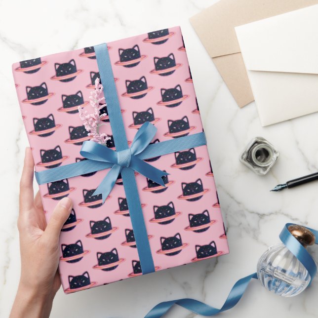 Papel de ajuste de gatos planetarios (Regalar)