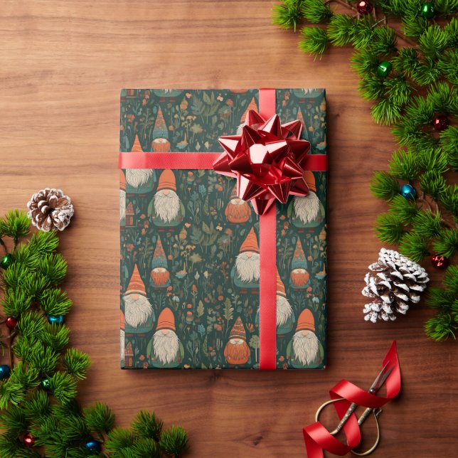 Papel de ajuste de gnomos (Regalo de vacaciones)