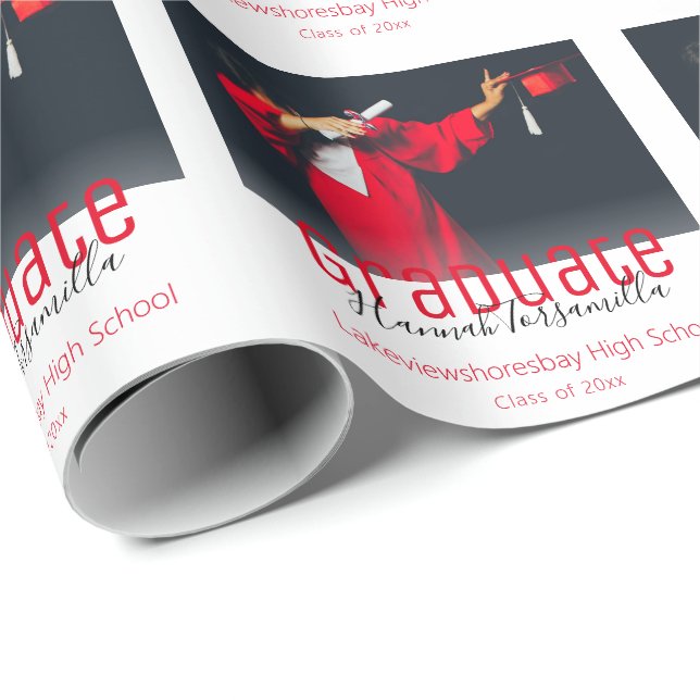 Papel de ajuste de graduación de la escuela de pos (Esquina del rollo)