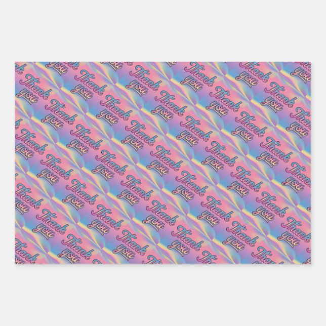 Papel de ajuste de guiones para Pastel Holographic (Anverso)