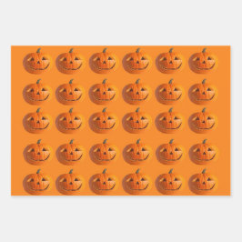 Papel de ajuste de Jack-O-Lantern variado