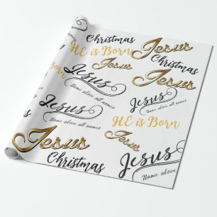 Papel de ajuste de Jesús Navidades