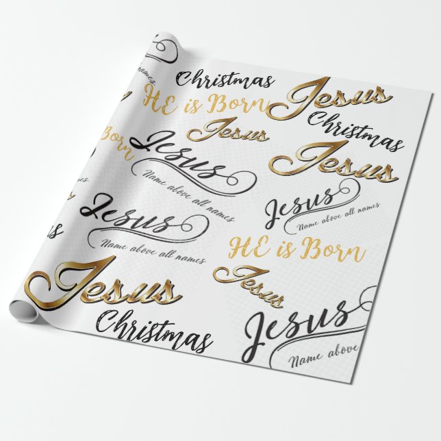 Papel de ajuste de Jesús Navidades (Desenrollado)