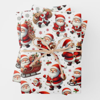 Papel de ajuste de Jolly Santas