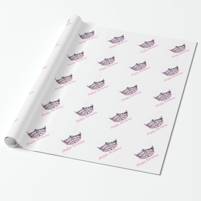 Papel de ajuste de la corona al estilo de Miss Amé (Desenrollado)