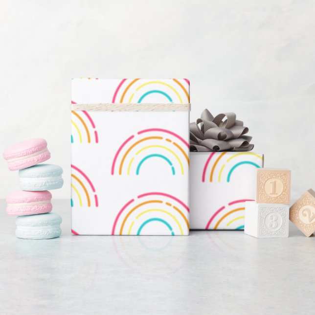 Papel de ajuste de la figura del neón (Baby Shower)