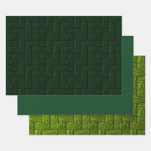 Papel de ajuste de la gama verde (Set)