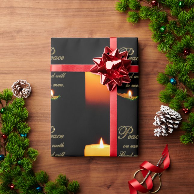 Papel de ajuste de la paz en los Navidades de la T (Regalo de vacaciones)