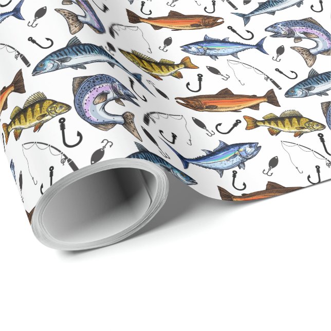 Papel de ajuste de la pesca (Esquina del rollo)