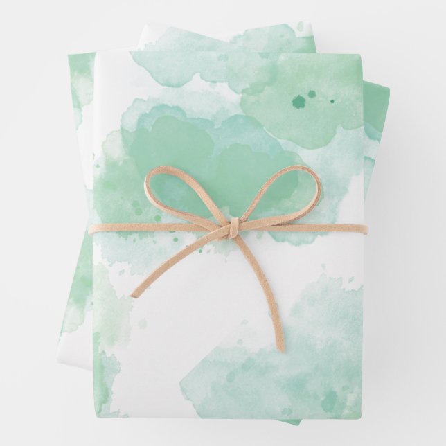 Papel de ajuste de las acuarelas verdes (In situ)