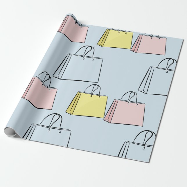 Papel de ajuste de las bolsas de compras (Desenrollado)