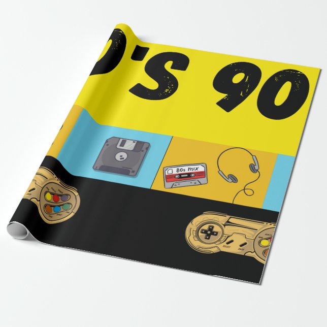 Papel de ajuste de los años 90 (Desenrollado)