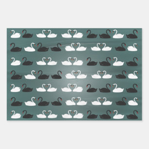 Papel de ajuste de los cisnes