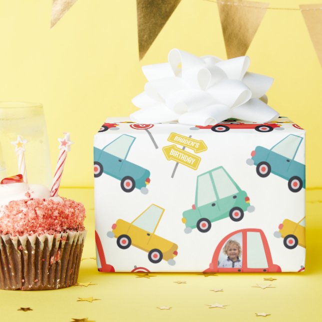 Papel de ajuste de los coches fotográficos persona (Fiesta de cumpleaños )