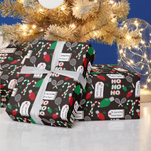 Papel de ajuste de luces y tenis Navidades persona