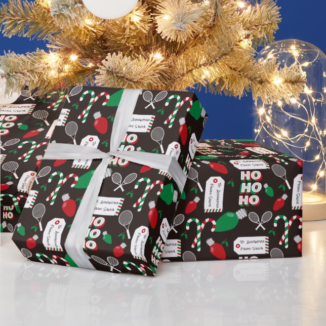 Papel de ajuste de luces y tenis Navidades persona (Vacaciones)