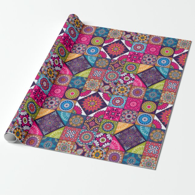 Papel de ajuste de Mandala (Desenrollado)
