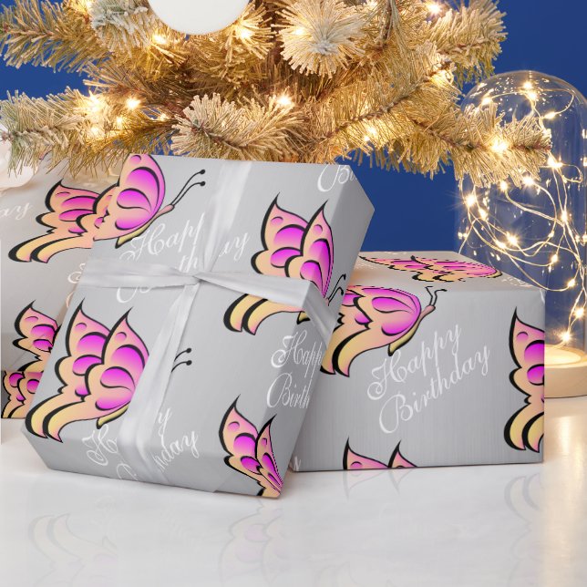 Papel de ajuste de mariposa (Vacaciones)