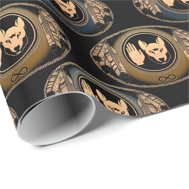 Papel de ajuste de Metis Papel de Lobo de las Naci (Esquina del rollo)