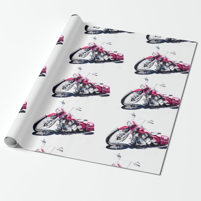Papel de ajuste de motocicleta personalizado (Desenrollado)