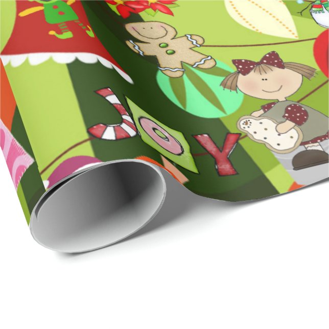 Papel de ajuste de navidades (Esquina del rollo)