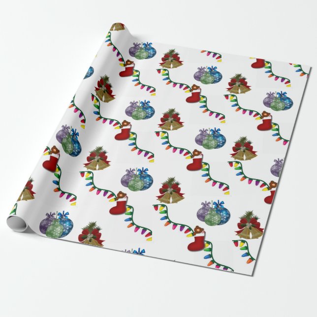 Papel de ajuste de navidades (Desenrollado)