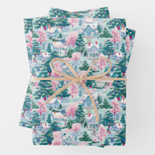 Papel de ajuste de Navidades de cachorro
