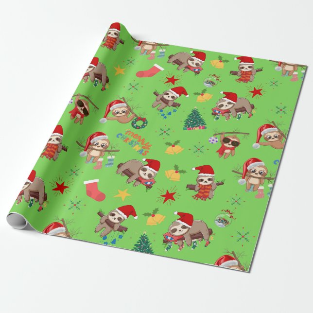 Papel de ajuste de Navidades eslovacos (Desenrollado)