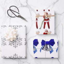 Papel de ajuste de Navidades Tri-Pack