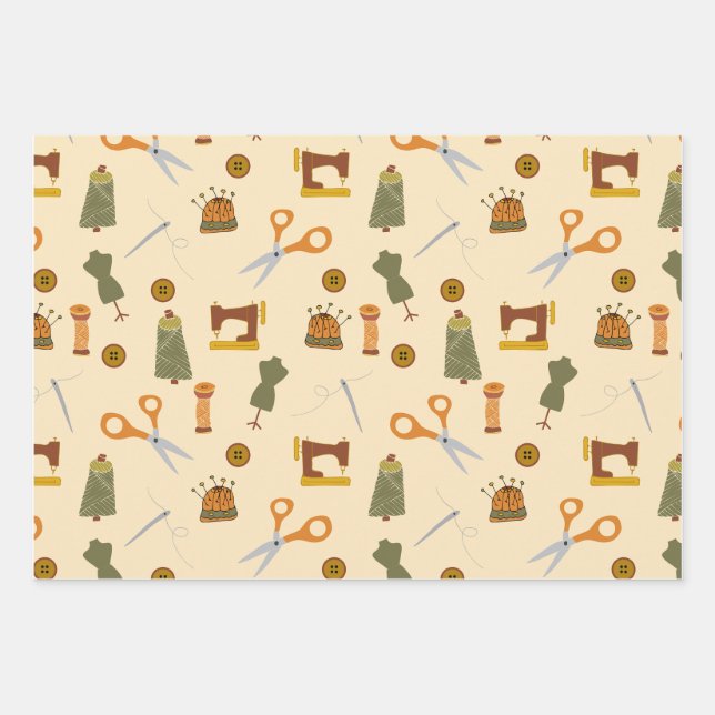 Papel de ajuste de nociones de costura (Anverso)