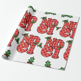 Papel de ajuste de noel