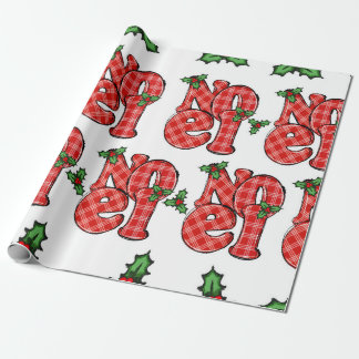 Papel de ajuste de noel