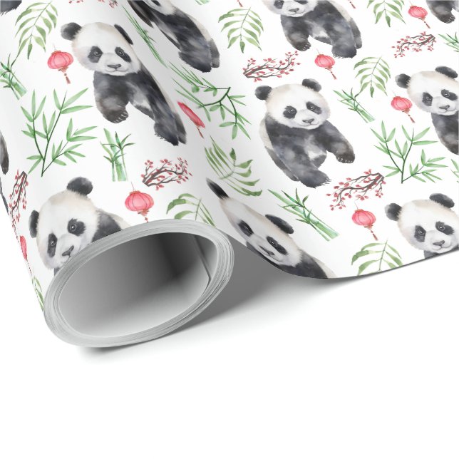 Papel de ajuste de Panda (Esquina del rollo)