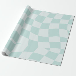 Papel de ajuste de patrón de contraste azul retro