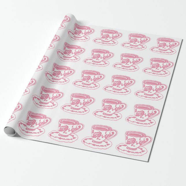 Papel de ajuste de patrón de equipos de Rosa (Desenrollado)
