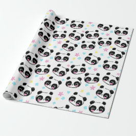 Papel de ajuste de patrón de panda
