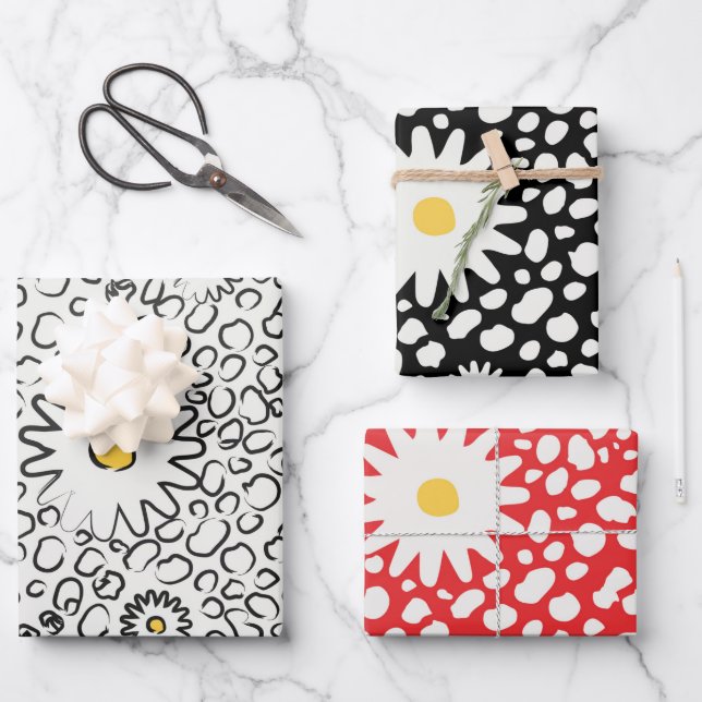 Papel de ajuste de patrón floral (Anverso)