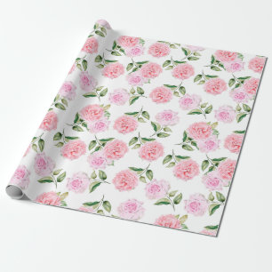 Papel de ajuste de patrón floral
