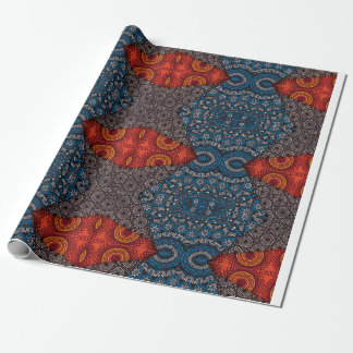 Papel de ajuste de patrón tribal africano audaz