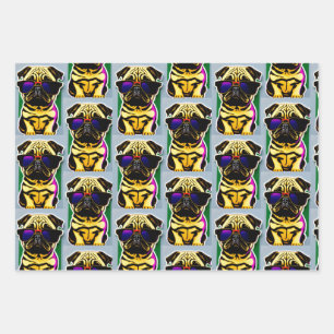 Papel de ajuste de pug de Personalizado Guay