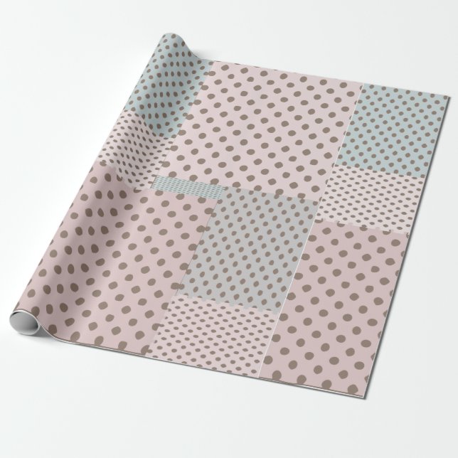 papel de ajuste de puntos de polka (Desenrollado)