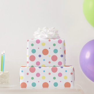 Papel de ajuste de puntos de polka dispersos multi