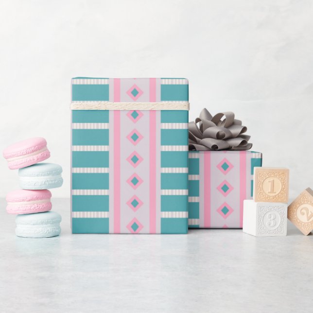 Papel de ajuste de regalo, 30 pulgadas x 6 pies Gl (Baby Shower)