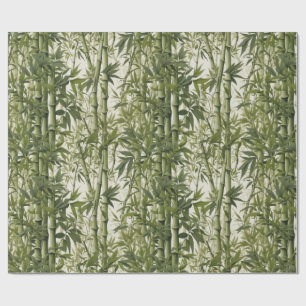 Papel de ajuste de regalo de bambú